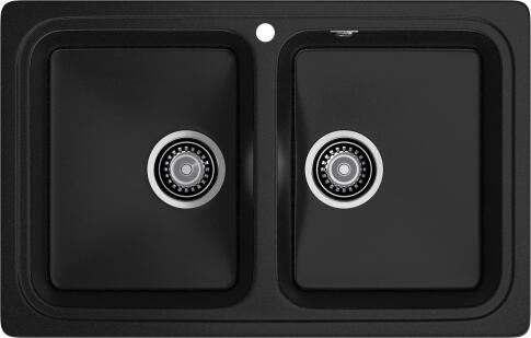 Кухонная мойка GRANFEST STANDART S-780K черный