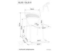 Стул SIGNAL GLIS черный Стул SIGNAL GLIS черный
