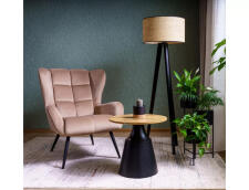 Комплект SIGNAL ITAKA (2 стола журнальных) дуб артизан/черный 70/40, 50/50