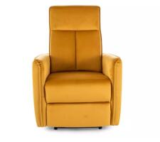 Кресло SIGNAL NIKOS Velvet раскладное, карри