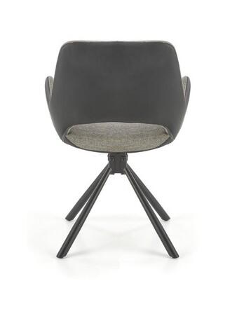 Стул HALMAR K494 серый/черный, поворотный