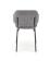 Стул HALMAR K497 светло-серый/черный