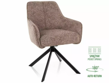 Стул SIGNAL NOTTI Leo 32 темно-бежевый/черный, поворотный