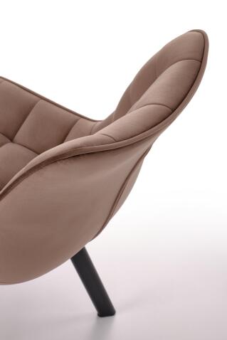 Стул HALMAR K332 мокко/черный
