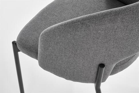 Стул HALMAR K373 серый/черный