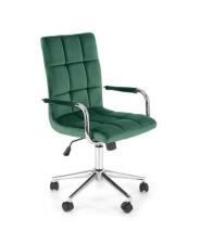 Кресло компьютерное HALMAR GONZO 4 темно-зеленый/хром