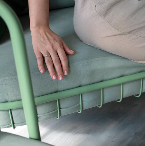 Диван Sheffilton SHT-SF8 нежная мята/мятный