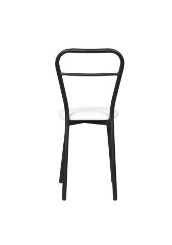 Стул ВВР Браун белый крокодил/черный, экокожа