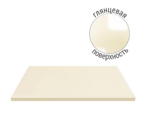 Столешница Sheffilton SHT-TT23 77/77 ЛДСП/пластик бежевый глянец