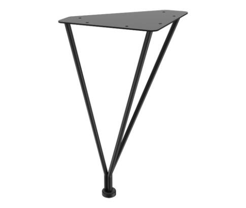 Стол журнальный Sheffilton SHT-TU29/H36/TT20 ЛДСП 70 артикул Сж-122 бетон чикаго т. серый/черный м.