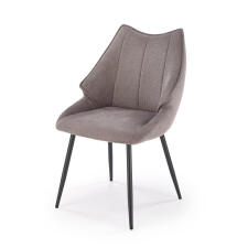 Стул HALMAR K543 серый/черный