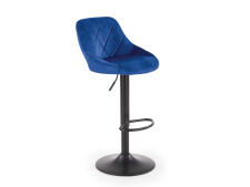 Стул барный HALMAR H101 темно-синий/черный