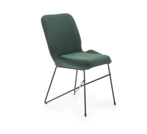 Стул HALMAR K454 темно-зеленый/черный