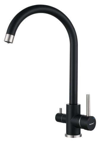 Смеситель для кухни GRANFEST QUARZ Z-5420 черный