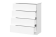 Комод NN Мебель КМ 1 Белый текстурный