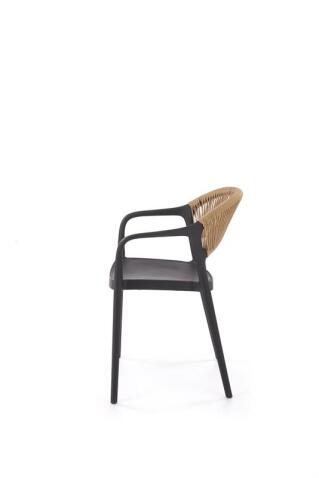 Стул HALMAR K582 черный/натуральный