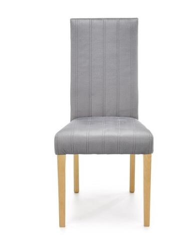 Стул HALMAR DIEGO 3 Monolith 85 серый/дуб медовый