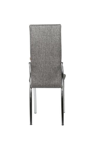 Стул ВВР Оскар серый/хром, рогожка