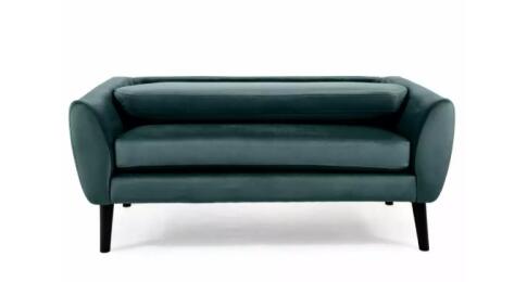 Диван SIGNAL MENA Velvet Bluvel 78 зеленый/венге