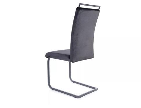 Стул SIGNAL H441 Velvet tap. 117 черный/черный мат