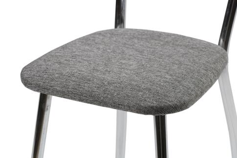 Стул ВВР Трио лайт Серый/хром, рогожка