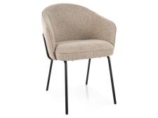 Стул SIGNAL NAO Noelle 30 бежевый/черный