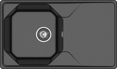 Кухонная мойка GRANFEST UNIQUE U-840L черный