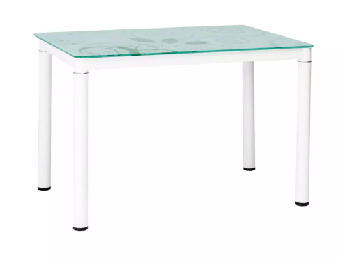 Стол обеденный SIGNAL DAMAR белый 100/60