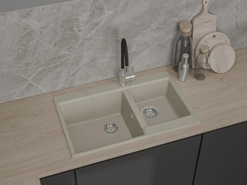 Кухонная мойка GRANFEST LEVEL LV-780K топаз