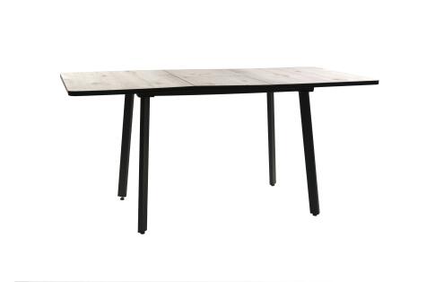 Стол ВВР Миллер бискайская сосна/черный №3, Пластик 120-160/80