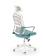 Кресло компьютерное HALMAR VESUVIO 2 бирюзовый/серый/белый