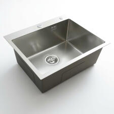 Кухонная мойка из нержавейки BLANTEK LS-5848ST Stone texture