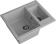 Кухонная мойка GRANFEST QUADRO Q-610K серый