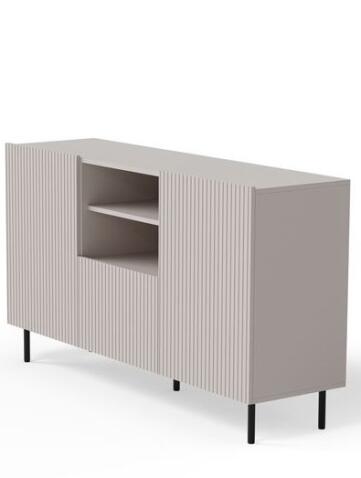 Комод HALMAR PAXOS KM-1 кашемир/черный