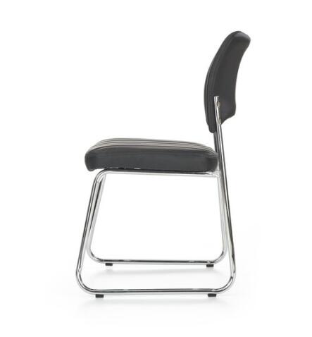 Стул HALMAR RAPID черный/хром