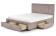 Кровать HALMAR EVORA бежевый, 160/200