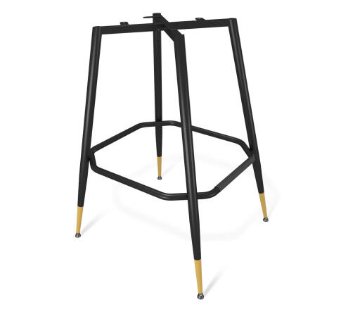 Стул барный Sheffilton SHT-ST39/S148 тихий океан/черный муар/золото