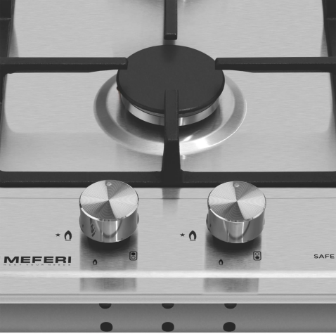 Варочная панель газовая MEFERI MGH302IX LIGHT