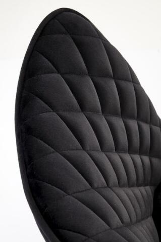 Стул HALMAR K520 черный/черный, поворотный