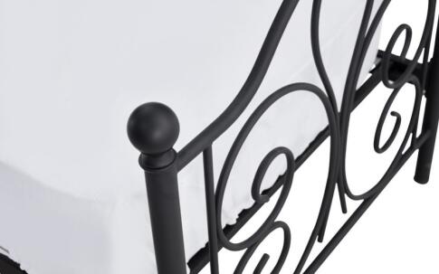 Кровать HALMAR PANAMA черный, 120/200