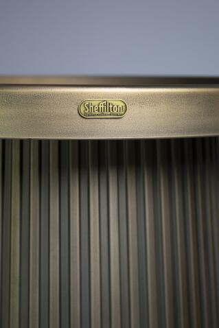 Стол журнальный Sheffilton SHT-CT94 патина золотая