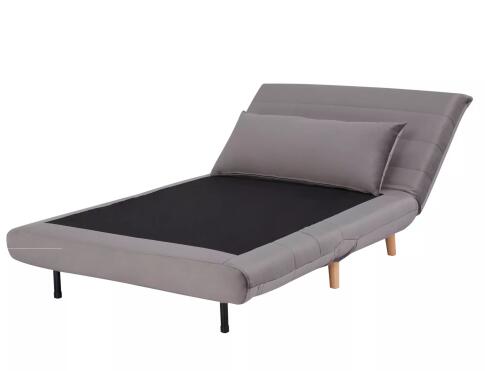 Кресло SIGNAL SPIKE Velvet tap. 139 раскладное, серый/бук