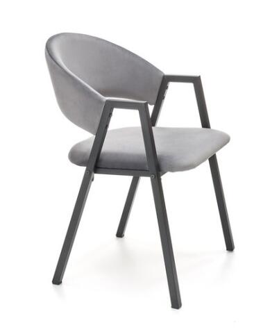 Стул HALMAR K473 серый/черный