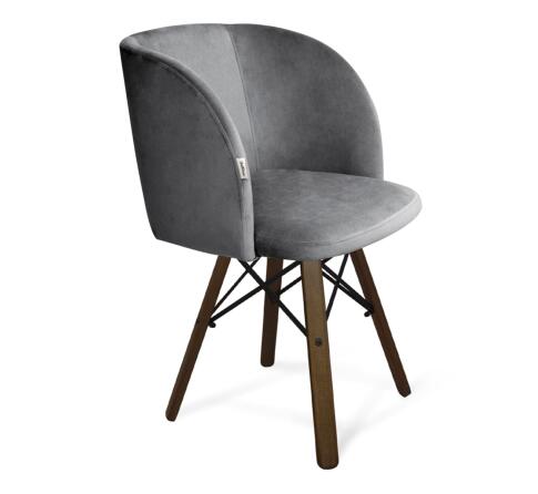 Стул Sheffilton SHT-ST33/S70 угольно-серый/темный орех/черный Стул Sheffilton SHT-ST33/S70 угольно-серый/темный орех/черный