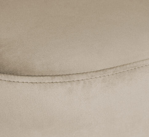 Банкетка Sheffilton SHT-B7 артикул Б-12 ванильный крем/черный муар