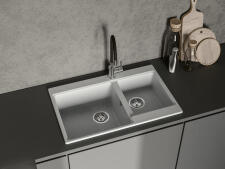 Кухонная мойка GRANFEST LEVEL LV-780K серый