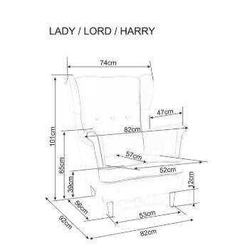 Кресло SIGNAL LADY Velvet Bluvel 03 светло-серый/венге