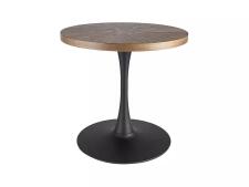 Стол обеденный SIGNAL AMADEO орех/черный мат 80