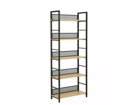 Стеллаж SIGNAL RAW R5 дуб/черный