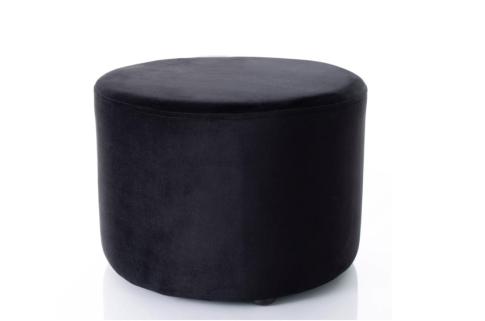 Пуф SIGNAL DOTI A Velvet Bluvel 19 черный